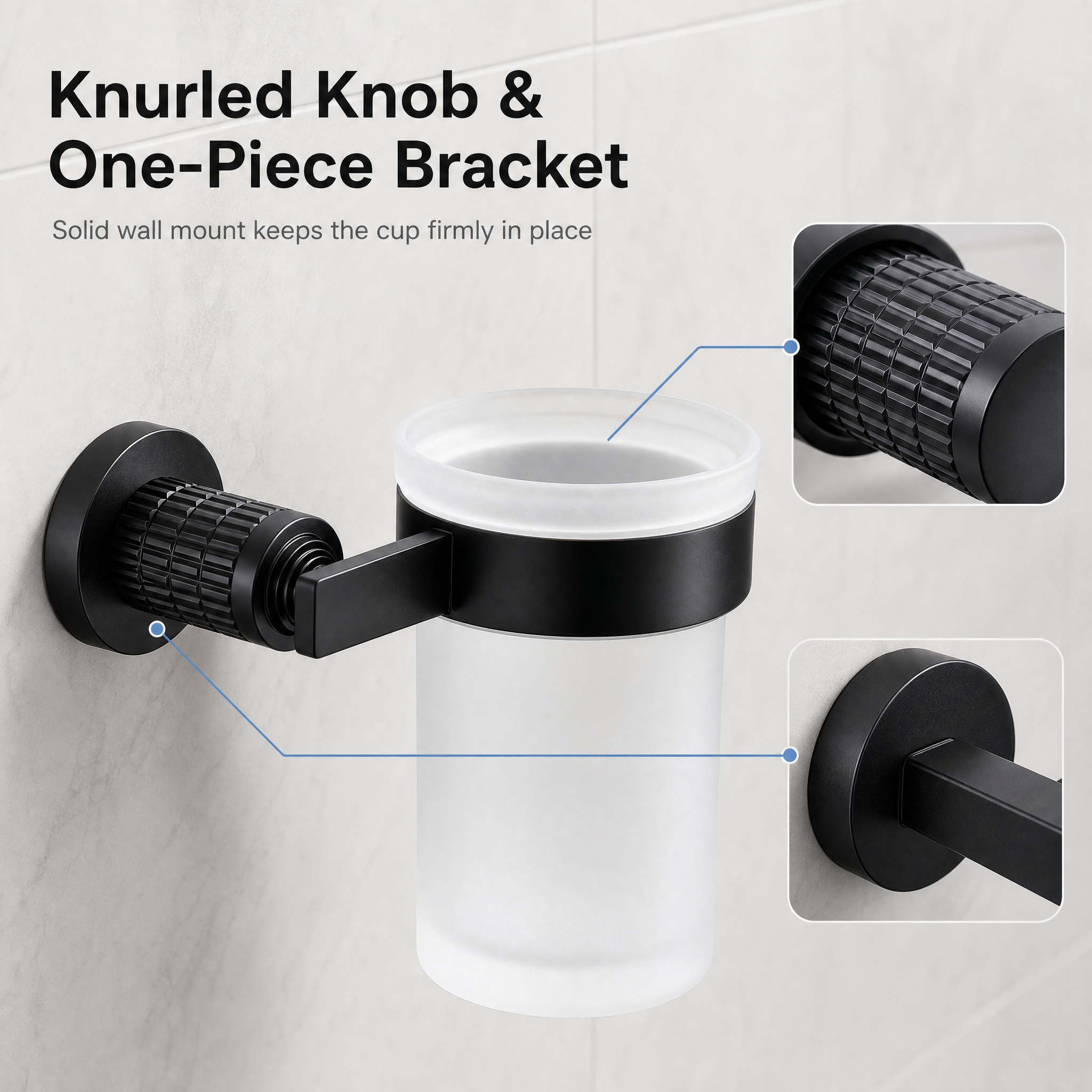 壁挂式牙刷杯（Wall-Mounted Toothbrush… - 图片创意预览