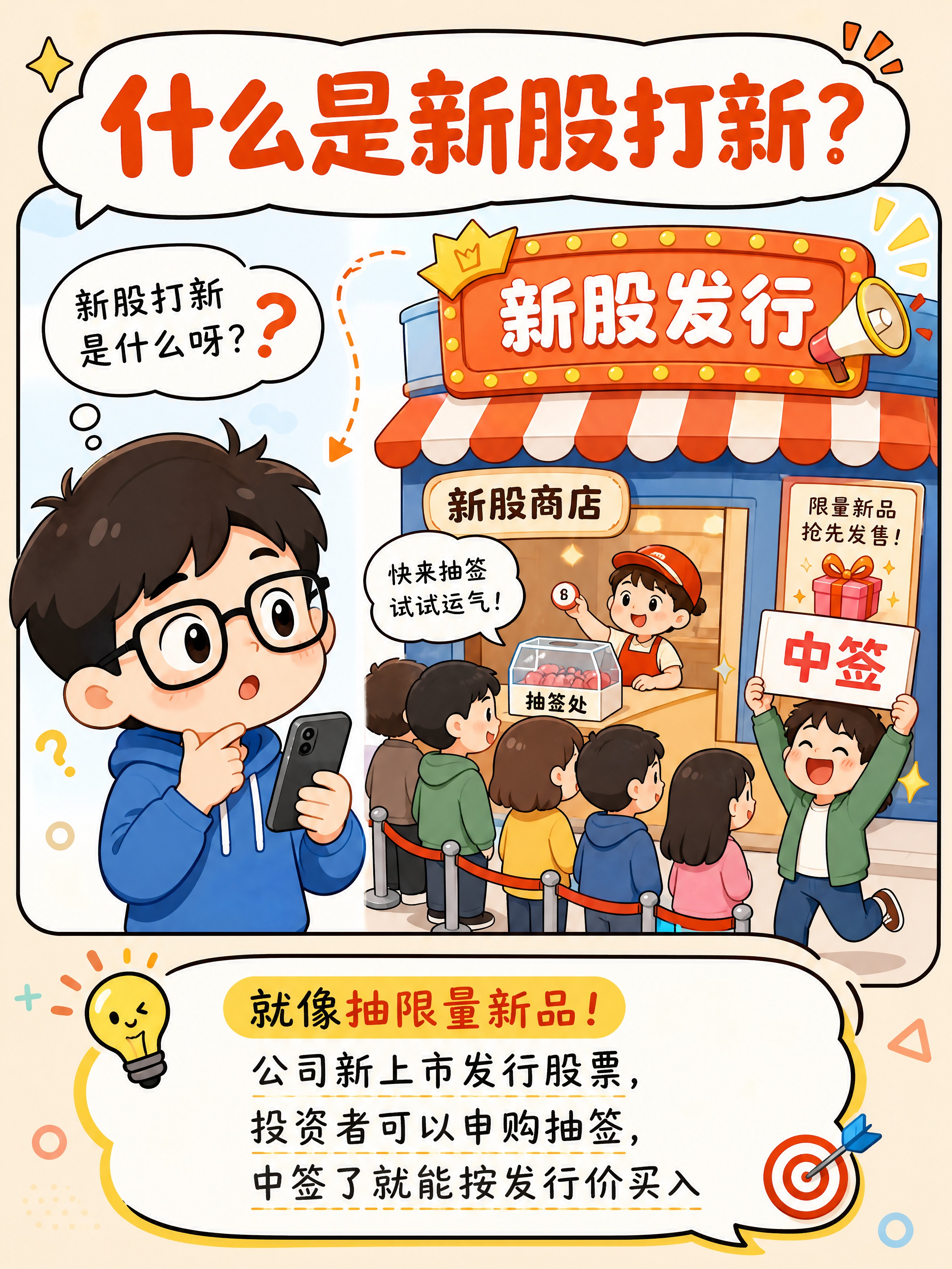 [商品] 无实物商品，为证券投资者教育主题漫画 [画面] 第1… - 图片创意预览