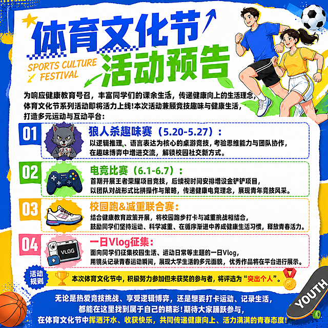 放大海报内所有正文和标题的字体，让文字更大更清晰易读，保持整体布局和原设计风格不变