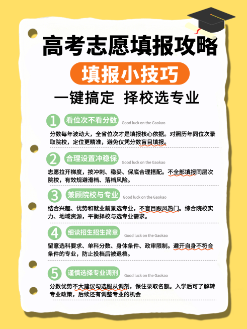 高考志愿大字小红书封面预览效果