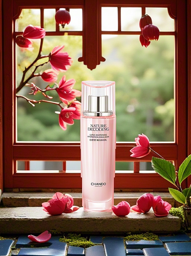 清新中式风格，柔和水墨色调，简约轻拟物设计，展现国潮风的自然美感。