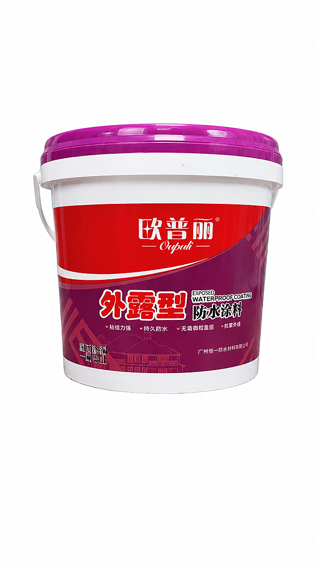 去除现有背景，将背景更换为纯白色白底，保留防水涂料桶产品本身不变
