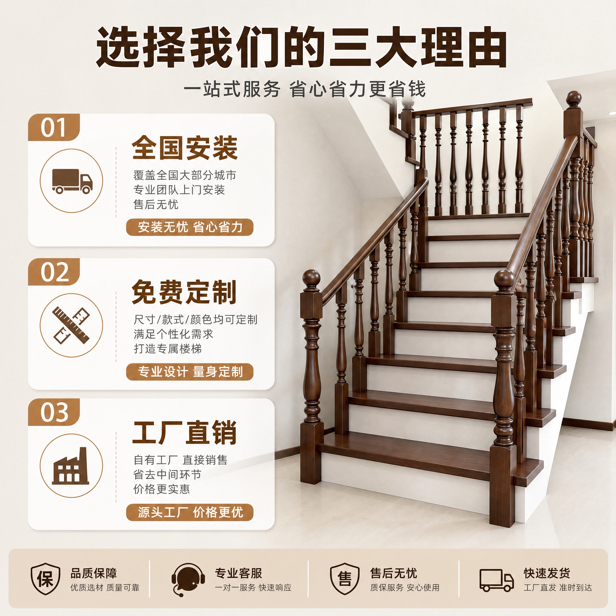 [主图-2] 核心卖点编号导图，核心任务：集中讲清三大服务优势… - 图片创意预览
