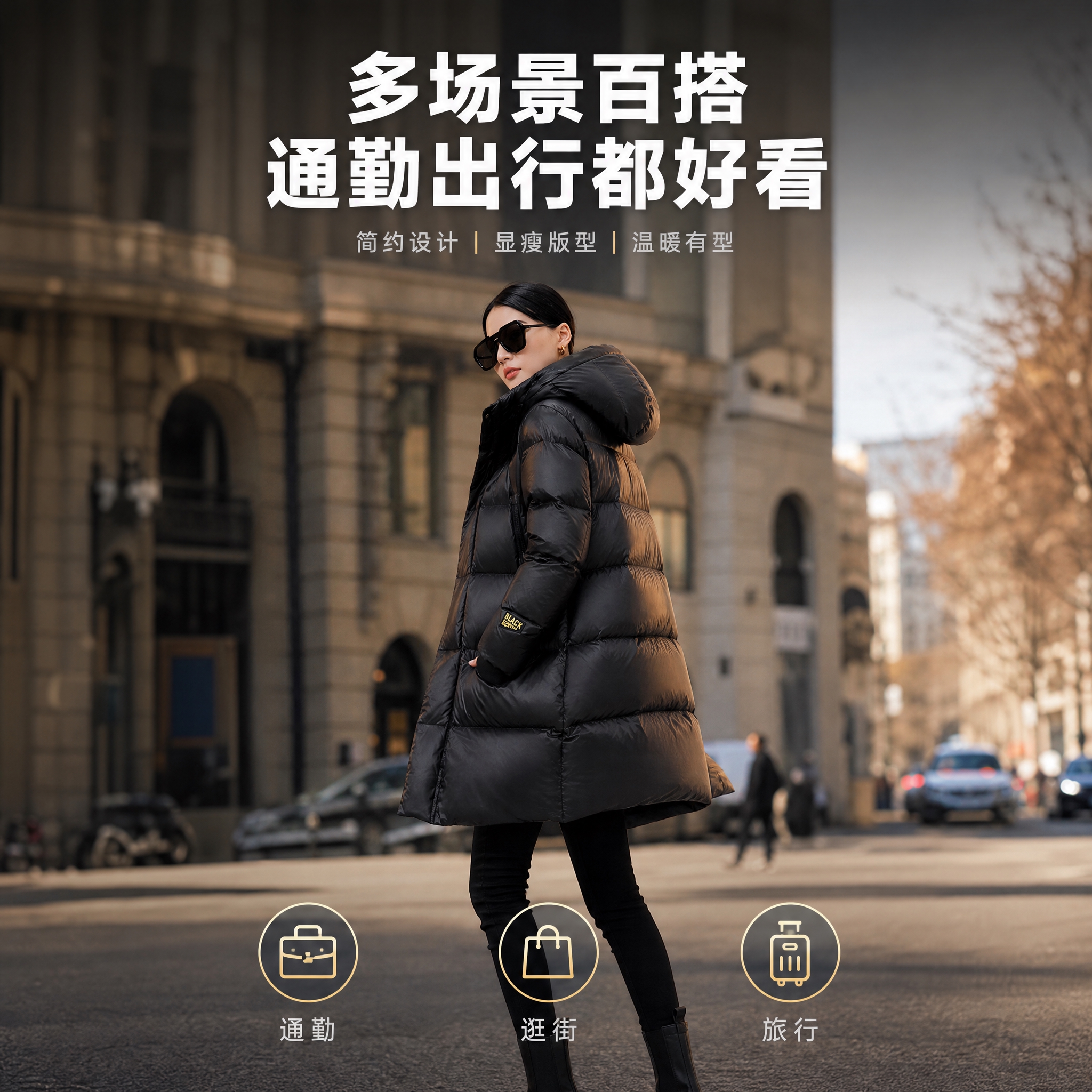 [主图-3] 场景延展图，主题：多场景百搭 通勤出行都好看。[… - 图片创意预览