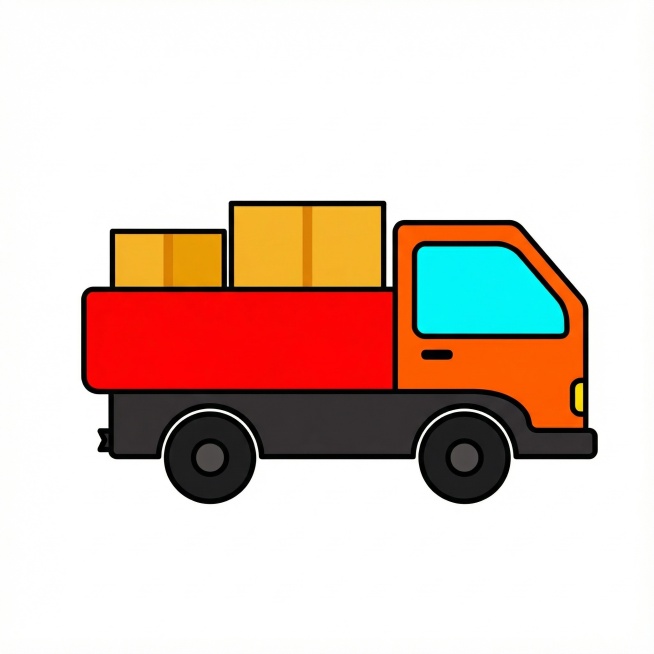 用很少的线条，简化的矢量扁平化设计，鲜艳明快的色彩搭配，对比强烈，充满童趣和活力，具有很强的视觉冲击力，用很少的线条，描边线条 - 黑色描边突出轮廓，用很少的线条预览效果