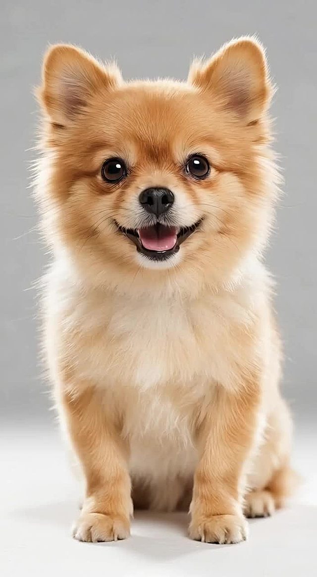 直播场景，女主播拿着狗狗同款造型的狗玩偶，后面是狗狗咖啡厅，有明显环境音，不要切换镜头，不要字幕