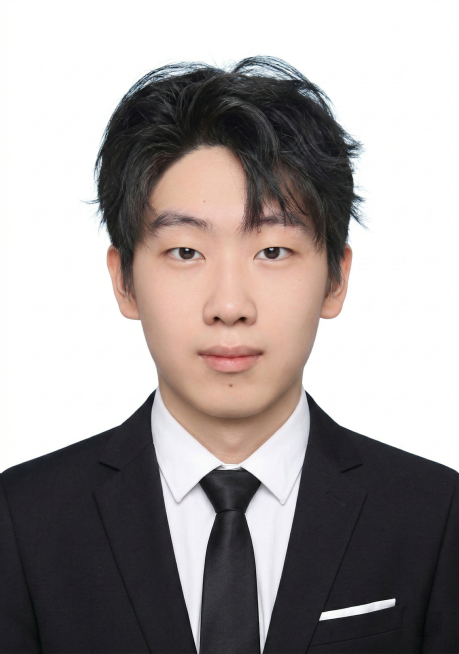 将人物服装替换为黑色西装，白色衬衫，黑色领带预览效果