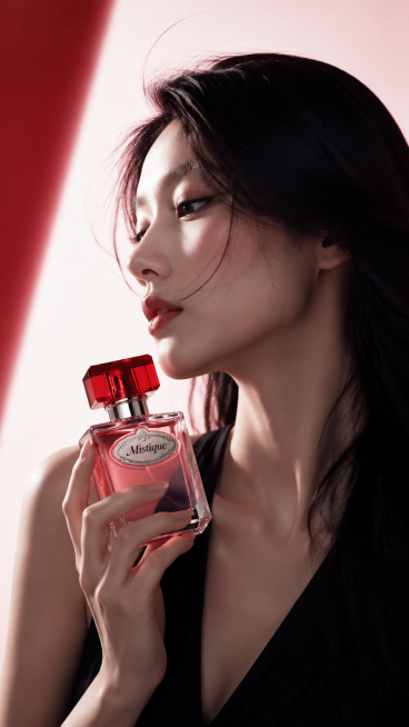 美妆产品模特图预览效果