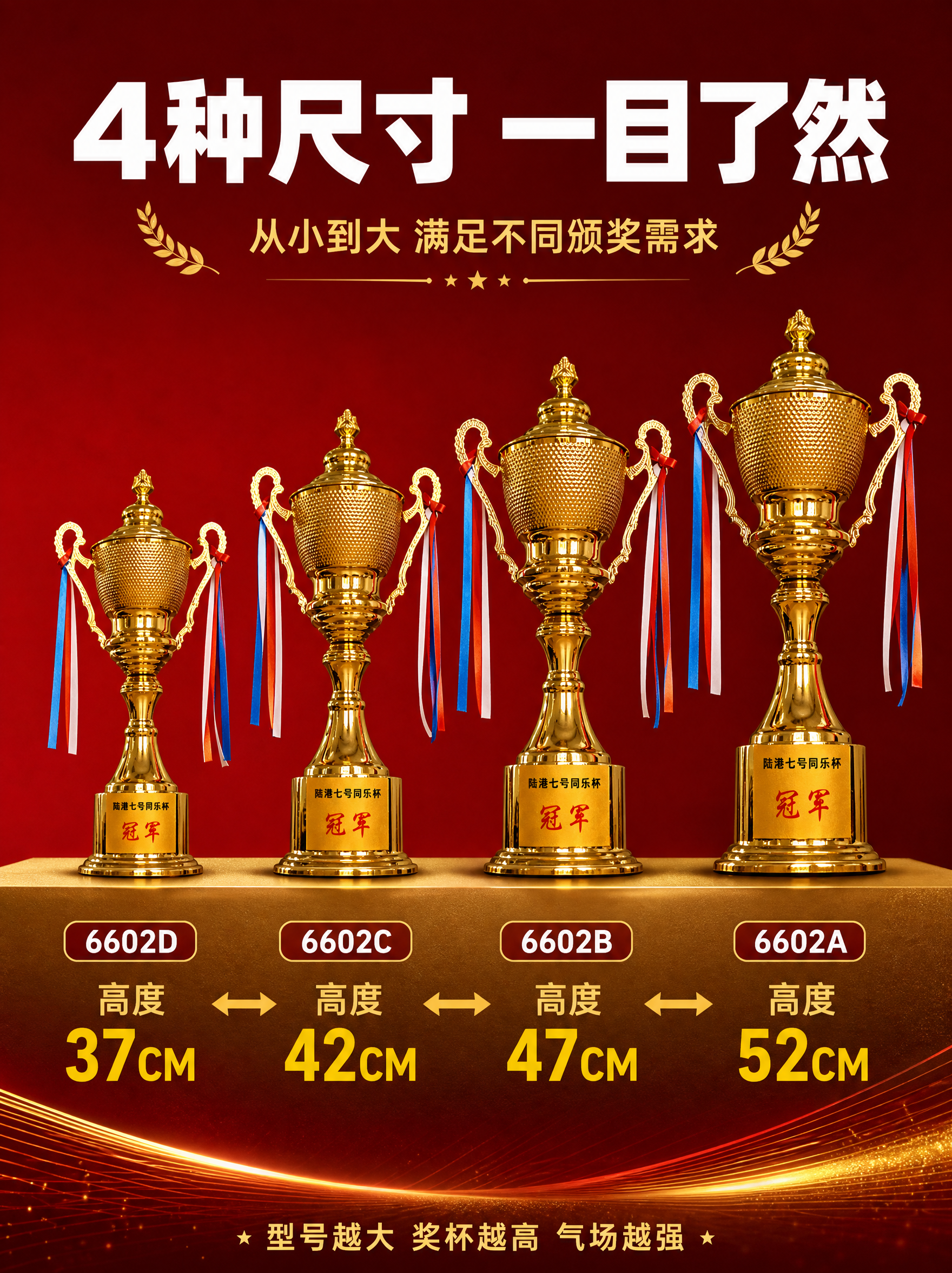 [商品] 使用【图1】金色金属奖杯（陆港七号同乐杯 冠军款）；… - 图片创意预览