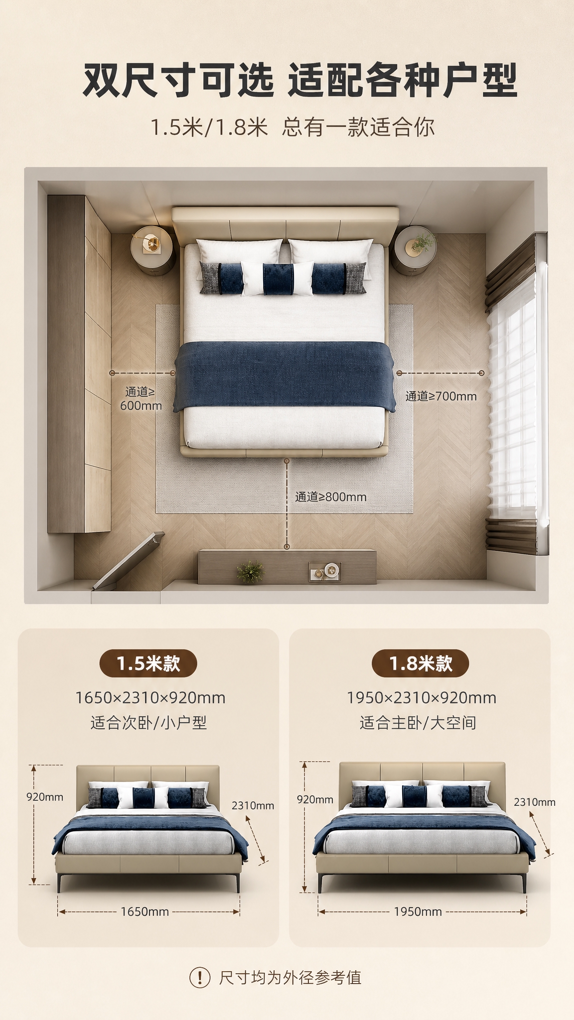 [商品] 使用【图1】意式轻奢围边床；保留床的整体造型、颜色与… - 图片创意预览
