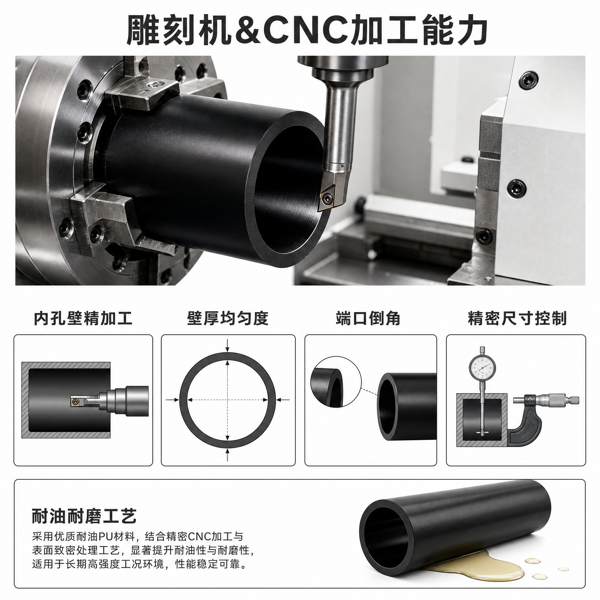[主图-4] 主题：雕刻机&CNC加工能力图。唯一任务：展示内… - 图片创意预览