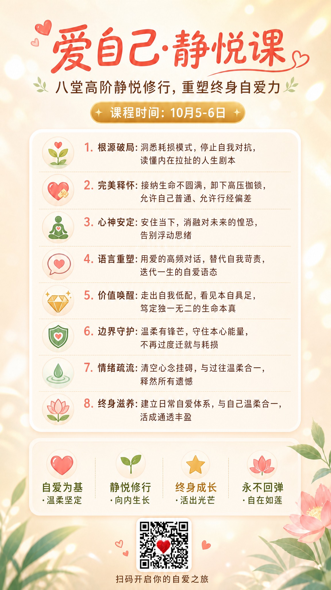 参考第一张图的版式、配色和内容，重新制作一张竖版9:16的课程… - 图片创意预览