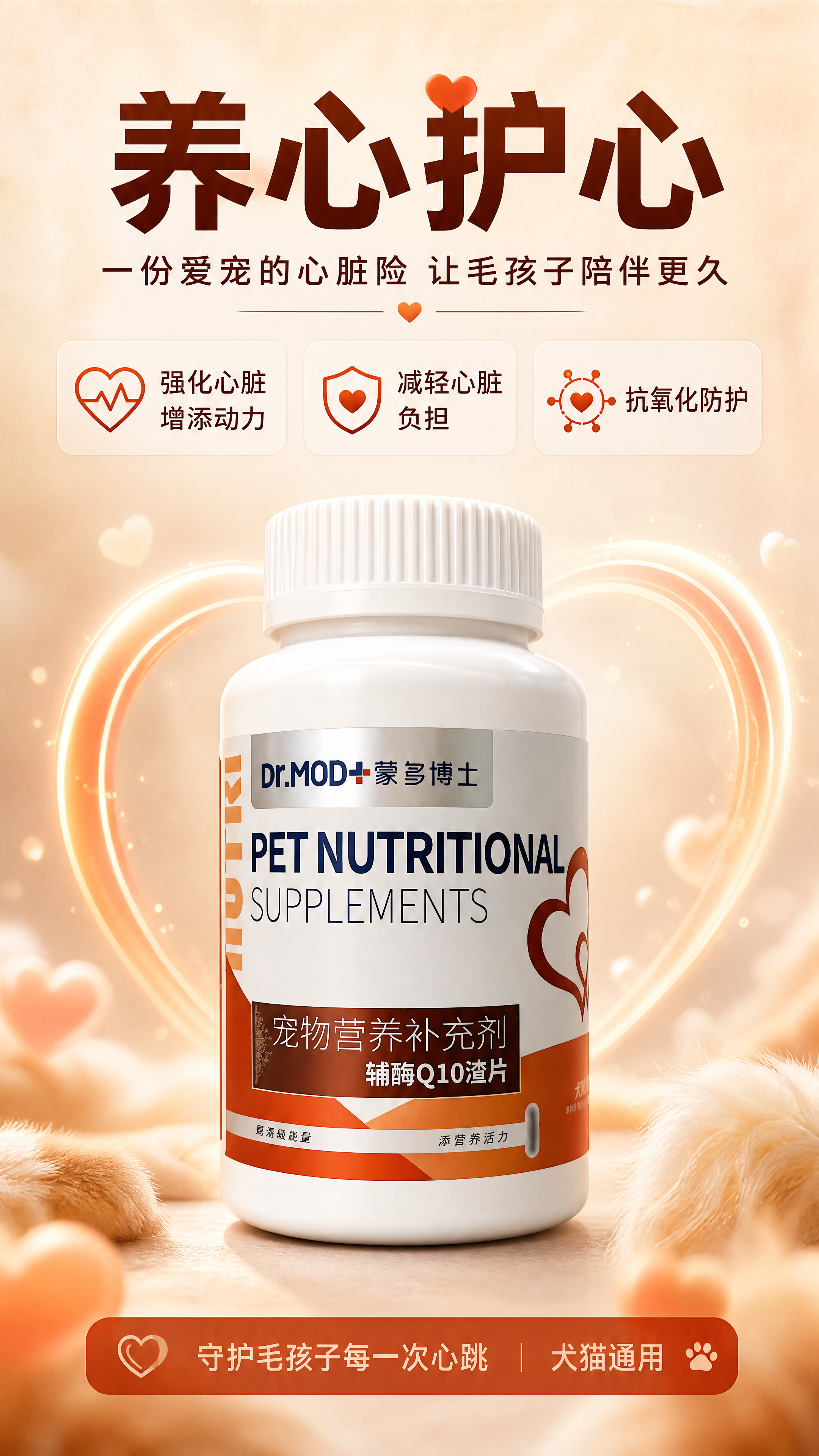 [商品] 使用【图1】Dr.MOD蒙多博士辅酶Q10宠物营养补… - 图片创意预览