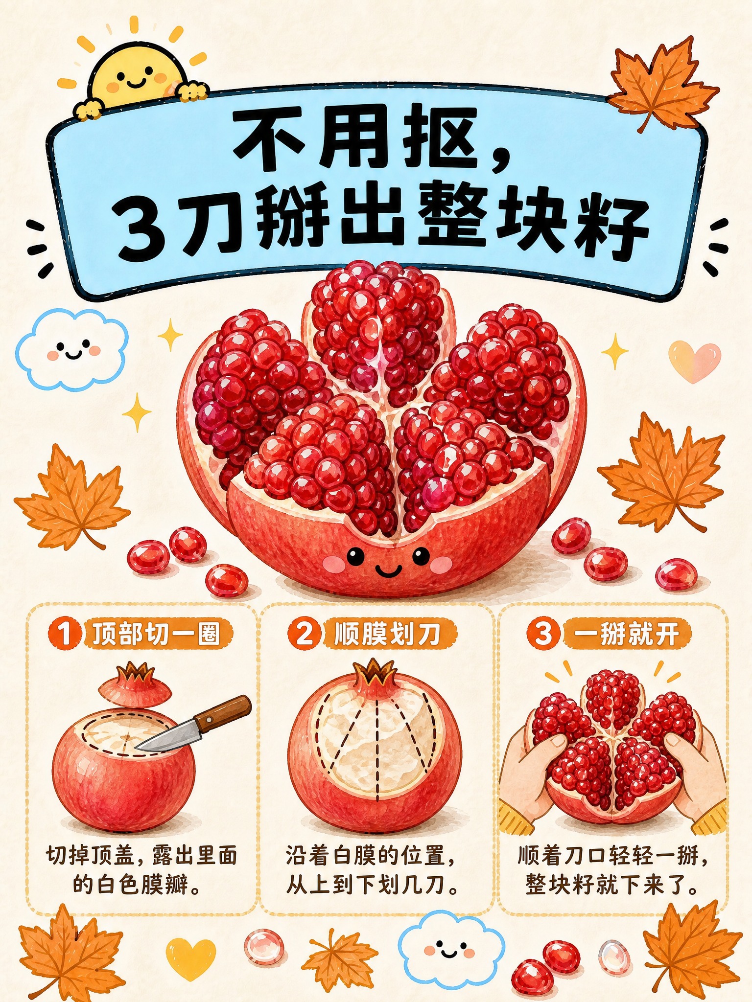 参考图的手绘卡通插画风格、米白纸质纹理背景、配色体系和装饰语言… - 图片创意预览