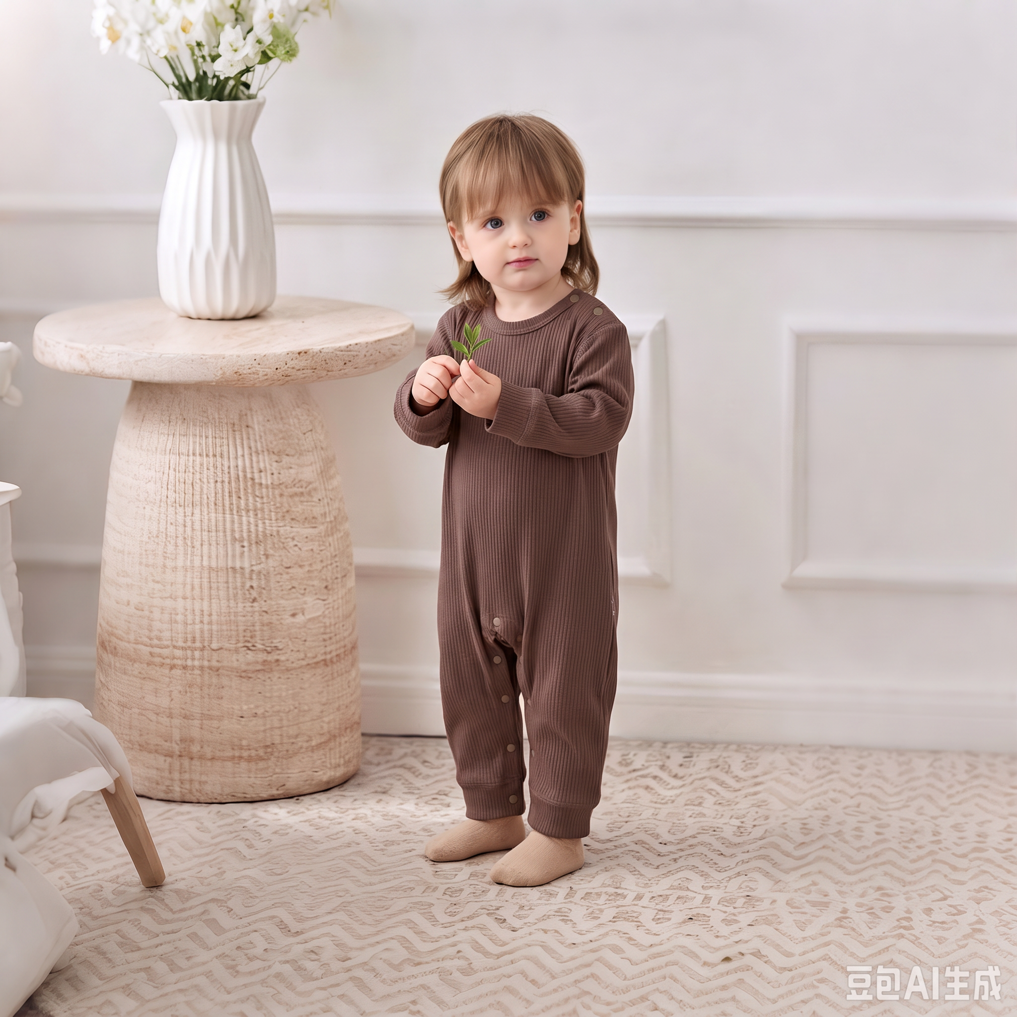 把图1模特的衣服替换成图2的衣服，保持图2衣服的颜色版型和面料… - 图片创意预览