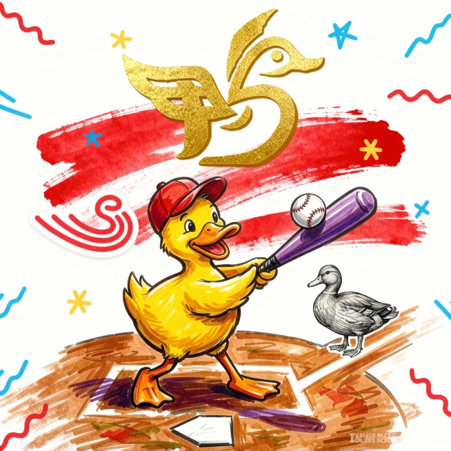 鸭字写错了，用图二的字替换掉图一中的字预览效果