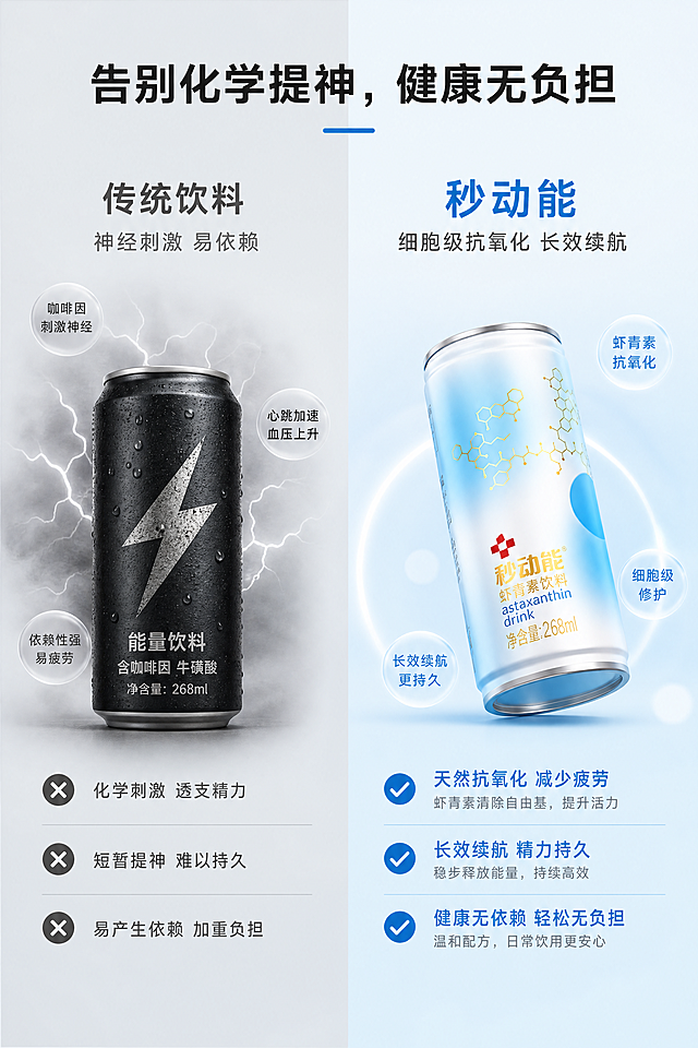 「图片1」，生成一套详情页，商品名称为玫瑰花茶，适配抖音/快手平台，单图比例为高级A+ (移动端)尺寸每屏 750px × 1200px（宽 × 高），需求屏数为10张。色调取产品相近色，涉及到人物场景，用健身人群，不要出现小孩，每一屏内容分别是，1，首屏主视觉	秒动能・虾青素饮料	"天然抗氧化，活力不打烊0 糖 0 脂 0 负担"
2，配料表优势	配料超干净，一瓶全是活性能量	"7 项 0 添加，无色素无防腐剂
婴幼儿级标准，老人孕妇都能喝"
3，核心成分	抗氧化之王・雨生红球藻虾青素	"抗氧化力 = 维 C 的 6000 倍
穿透细胞膜，清除自由基"
4，原料基地	全球顶级基地，原料直接从源头锁鲜	"云南楚雄 3000 亩红球藻基地
全球 1/3 虾青素原料供应地"
5，专利技术	三大专利加持，活性吸收拉满	"超临界萃取，完整保留活性
微囊包埋，去除腥味口感佳
水油双融，直达小肠吸收"
6，安全认证	多重权威认证，喝得更安心	"通过兴奋剂检测，运动员可饮用
FDA / 欧盟有机等国内外认证"
7，产品规格 & 口感	268ml 便携装，开盖即饮	"0 糖版可选，控糖人群友好
清爽无腥味，果香顺滑"
8，全场景适配	随时随地，为你的活力续航	"熬夜党：护肝抗疲，告别脸黄
办公族：缓解眼干，提升专注
运动族：修复肌肉，清除自由基
驾驶族：提神不心悸，安全驾驶"
9，竞品对比	告别化学提神，健康无负担	"传统饮料：神经刺激，易依赖
秒动能：细胞级抗氧化，长效续航"
10，品牌 & 售后	院士团队研发，国民健康之选	"正品保障，破损包赔  7 天无理由退换
售后无忧"
「图片1」这是参考的风格