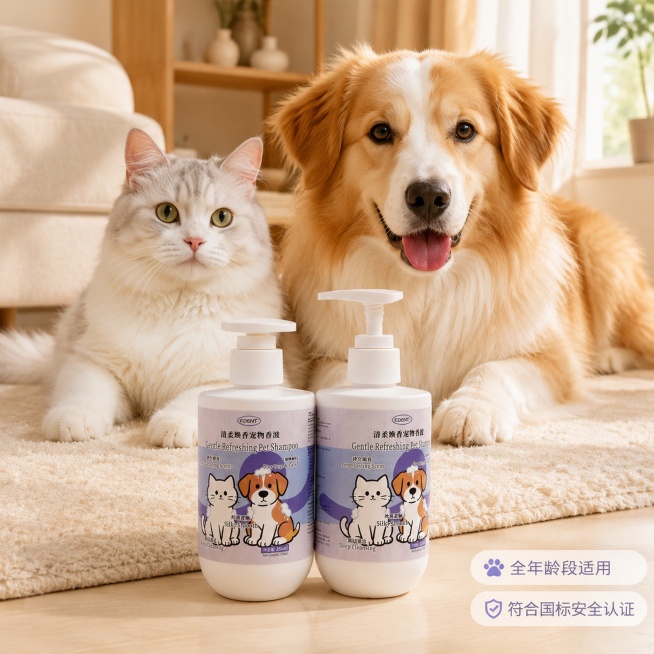 F.DENT清柔焕香宠物香波
F.DENT Gentle Refreshing Pet Shampoo

深层清洁｜丝滑柔顺｜持久留香
Deep Cleansing | Silky Smooth |预览效果