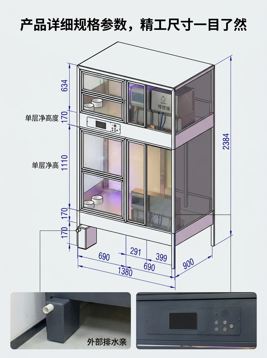 电商详情页参数模块图，3:4 竖版，产品详细规格参数展示。顶部… - 图片创意预览