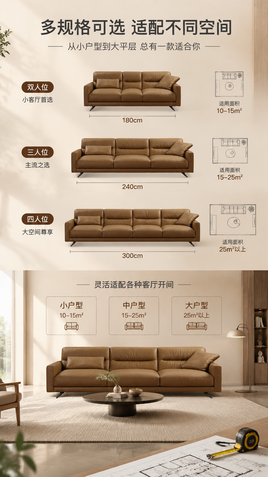 [商品] 使用【图1】LKS8803日暮沙发棕色真皮款；保留三… - 图片创意预览