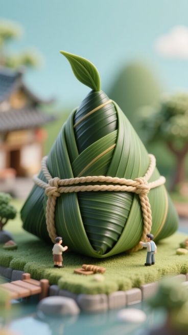 一个大粽子预览效果
