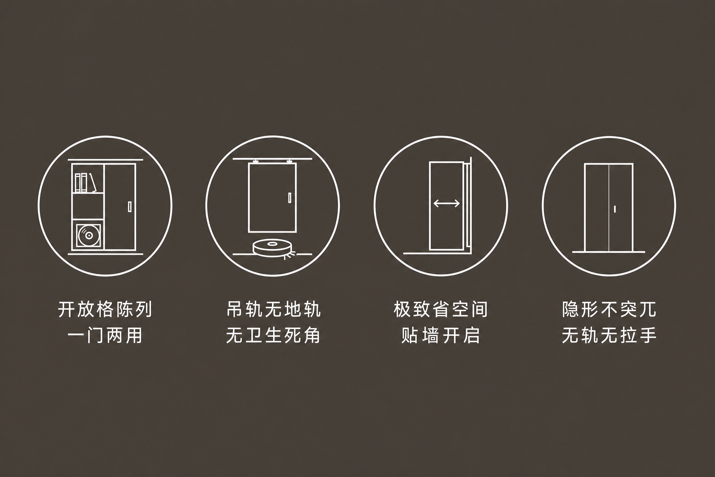 基于参考图【图1】中四个圆形功能图标的风格，重新绘制一套完整统… - 图片创意预览