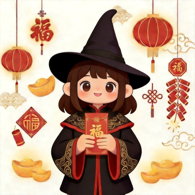 修正女巫的手指数量为正常状态，保持可爱Q版风格预览效果