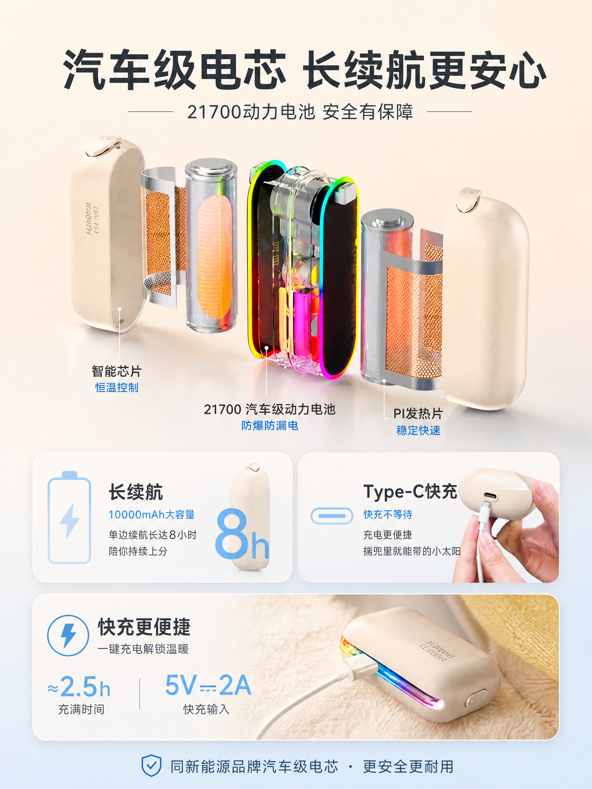 [商品] 使用【图14】【图15】【图19】的暖手宝电芯和快充… - 图片创意预览