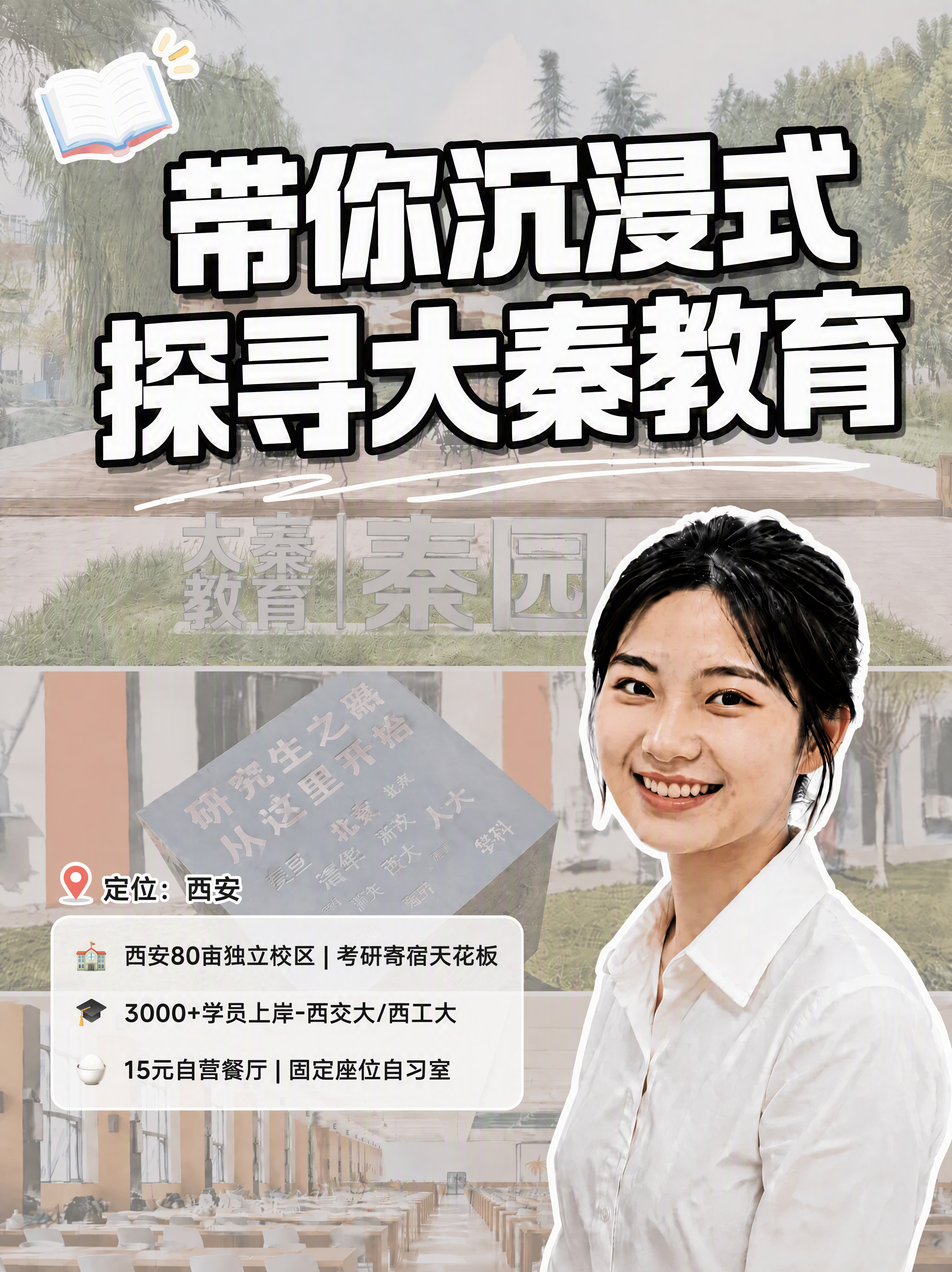 小红书笔记大字封面，配图大字，ins清新教育风，版式精美，小红… - 图片创意预览