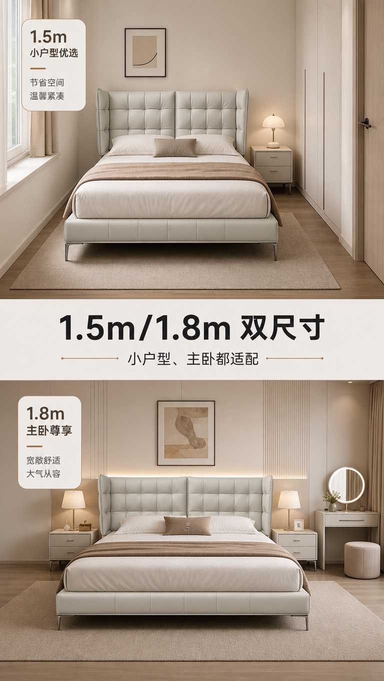 [商品] 使用【图1】M2527肌肉床；保留浅灰色分段饱满床头… - 图片创意预览