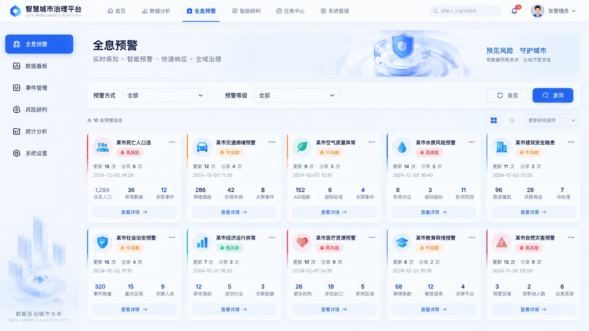 B端系统平台科技风页面，现代简约风格，模块卡片玻璃拟态效果，毛… - 图片创意预览