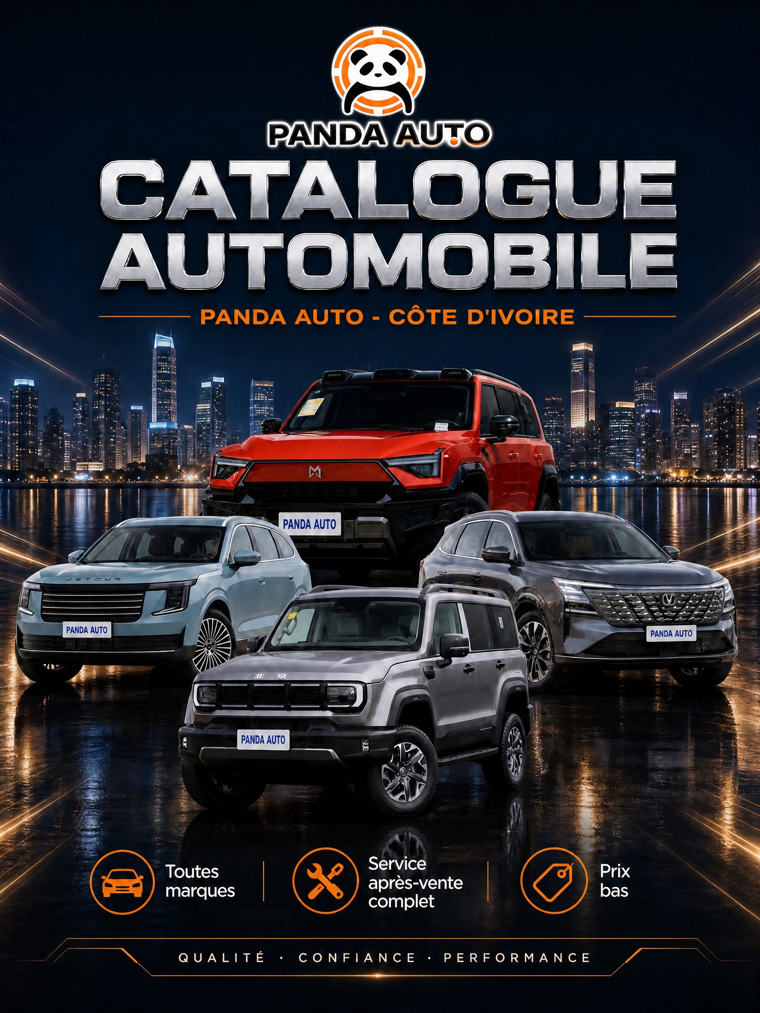 将封面顶部的PANDA AUTO LOGO替换为【图2】中的完… - 图片创意预览