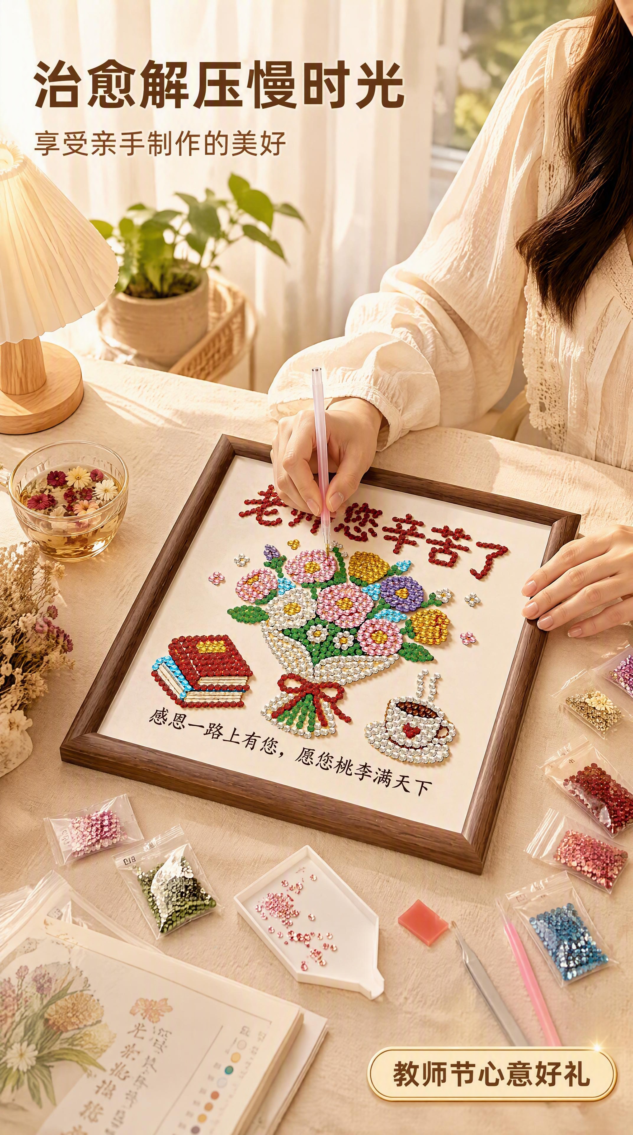 [第5张] 详情页使用瞬间-居家治愈手工制作场景。本张使用【图… - 图片创意预览