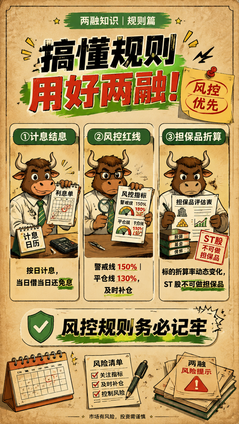 小红书科普内容页，美式复古手绘百科海报风，竖版9:16，4K高… - 图片创意预览