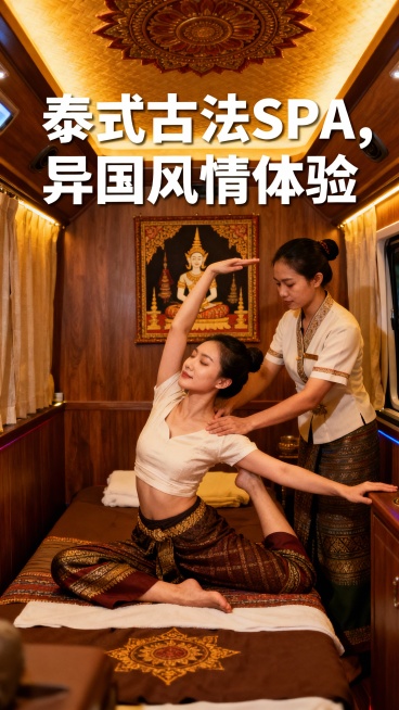 生成50张移动spa的图片，图片可以加入一些文字预览效果