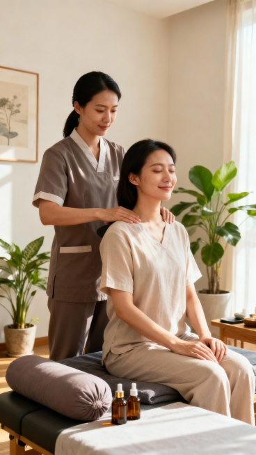 生成50张上门按摩图片预览效果