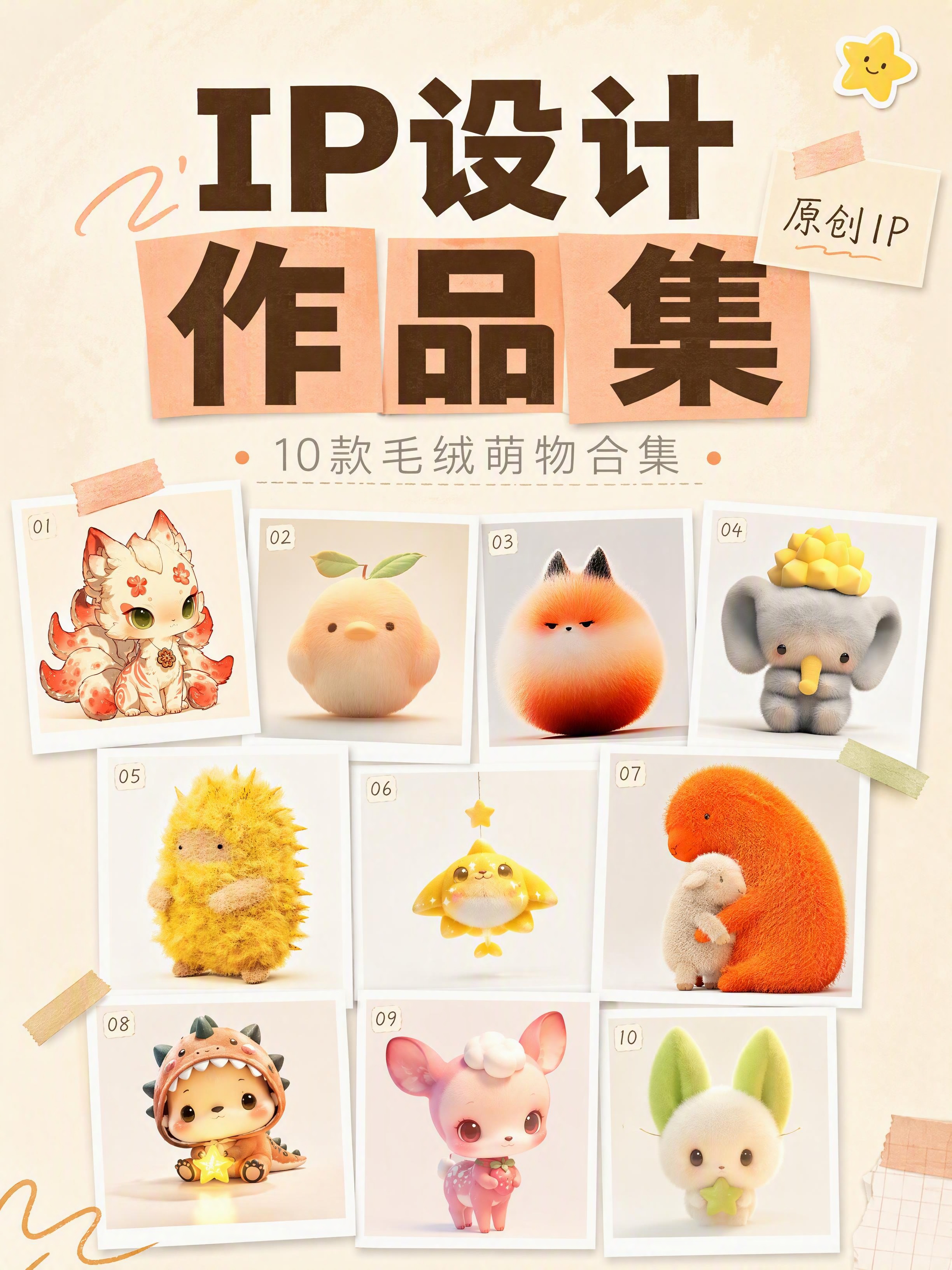 小红书笔记大字封面，配图大字，ins清新奶油风，版式精美，小红… - 图片创意预览
