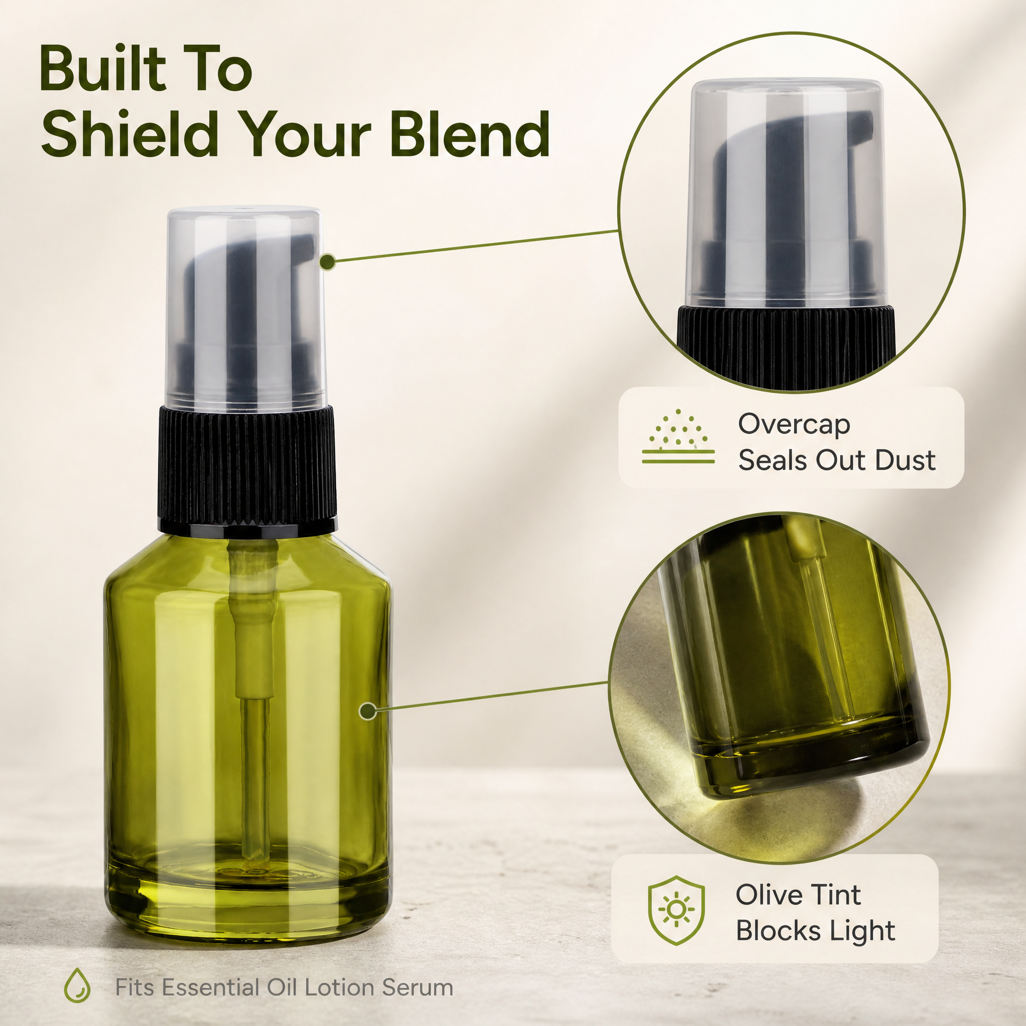 [主图-2] 3 Pack 15ml Olive Green… - 图片创意预览