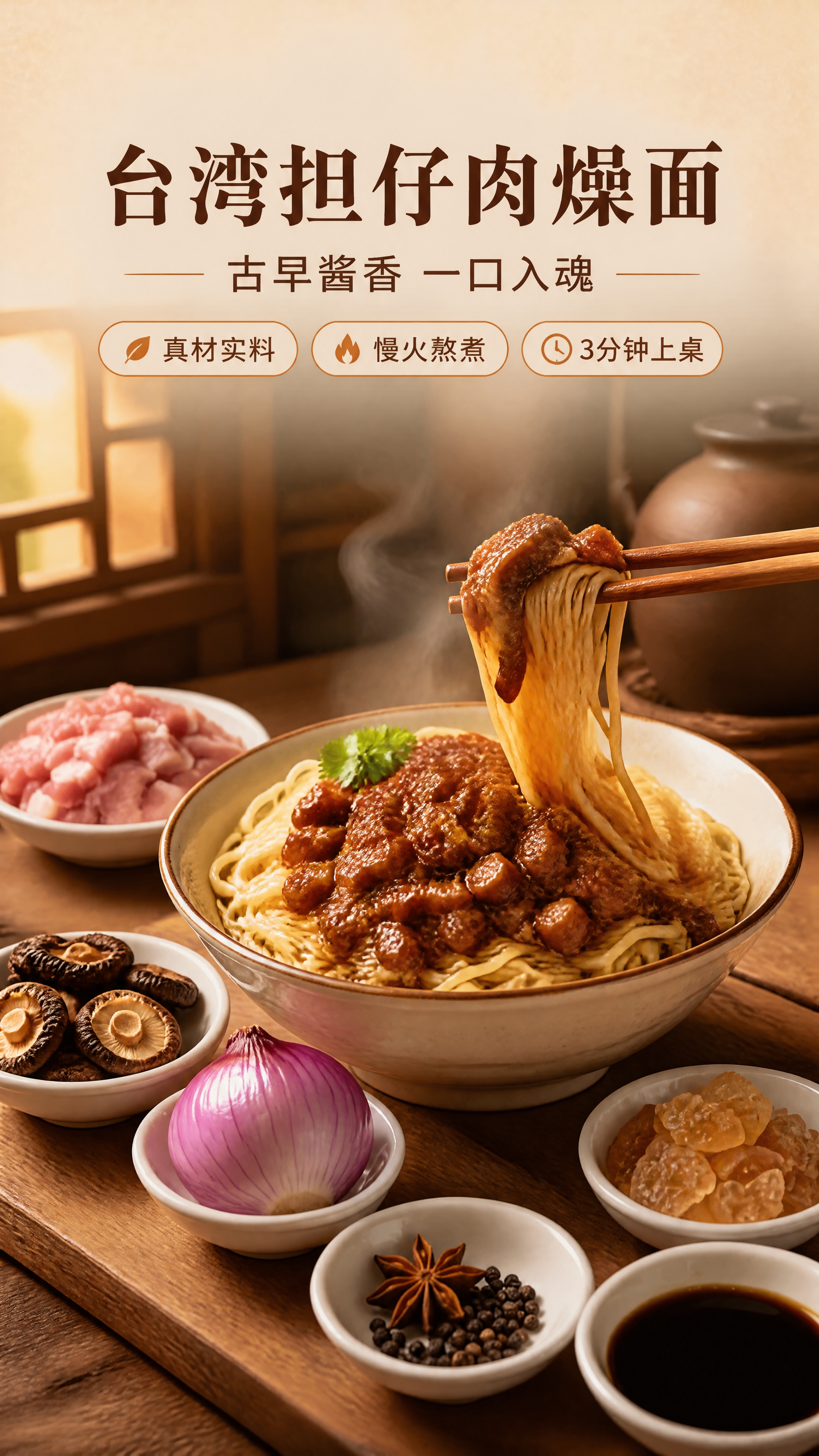 [商品] 使用【图1】中的猪肉丁、干香菇、红葱头、冰糖、酱油、… - 图片创意预览
