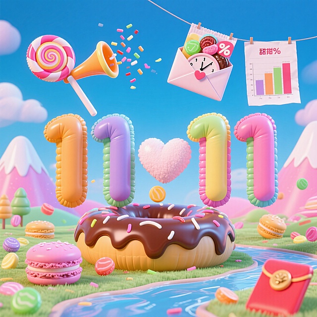 双 11 甜蜜促销氛围