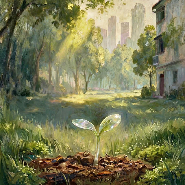 祛除周围的花和蒲公英