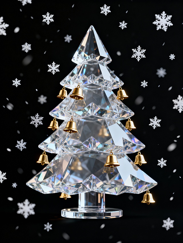 水晶、铃铛、雪花