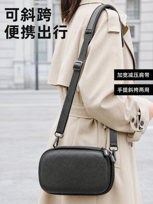 你好 你这边帮我生成的图片是没有问题的 我们的包是黑色你帮我生成的模特衣服最好不要黑色帮我换成一个美女感谢预览效果