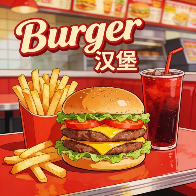 再来10张不同的食物预览效果