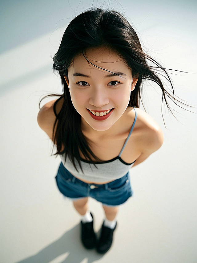 俯视角度·模特形象照