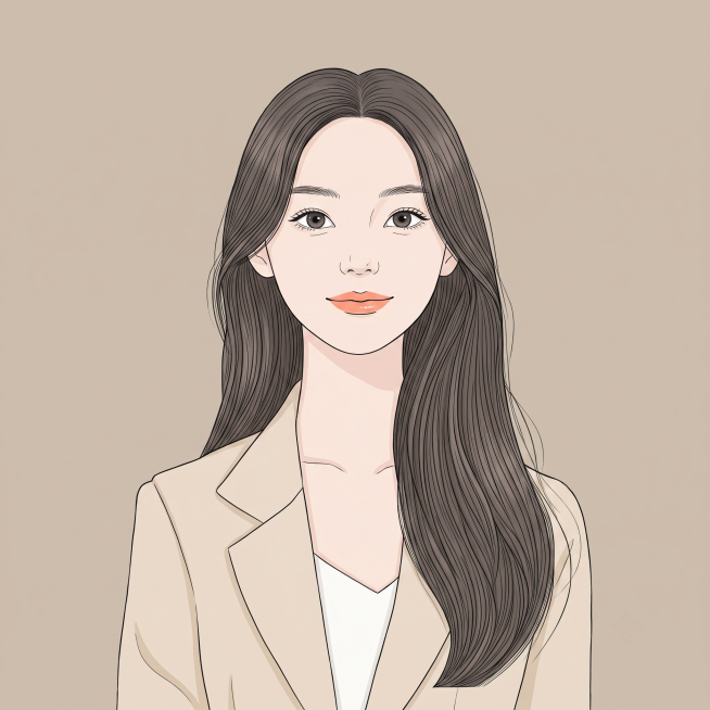 将图一改为图二一样的精致淡彩线条手绘风格，不要水彩晕染效果，保持图一原有人物造型、构图和服装颜色不变，只更换绘画风格预览效果