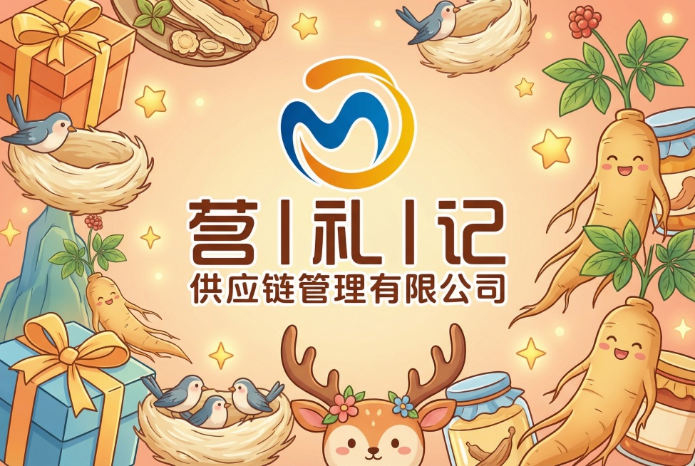 生成一张小程序店铺头图，关于滋补礼品小程序的海报，卡通风格，有吸引力预览效果