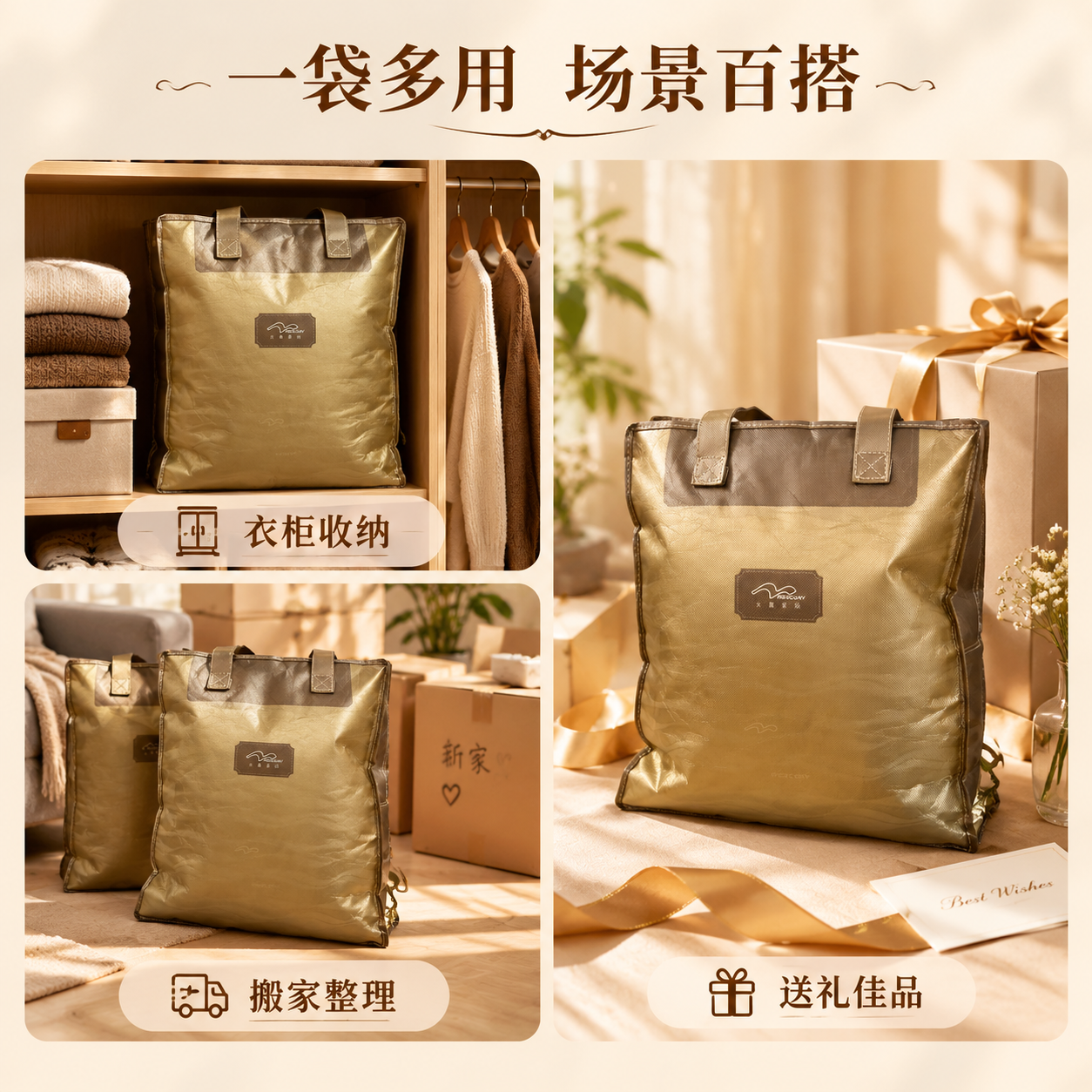 [主图-5] 多场景适用展示，体现产品在家居收纳、搬家、送礼等… - 图片创意预览
