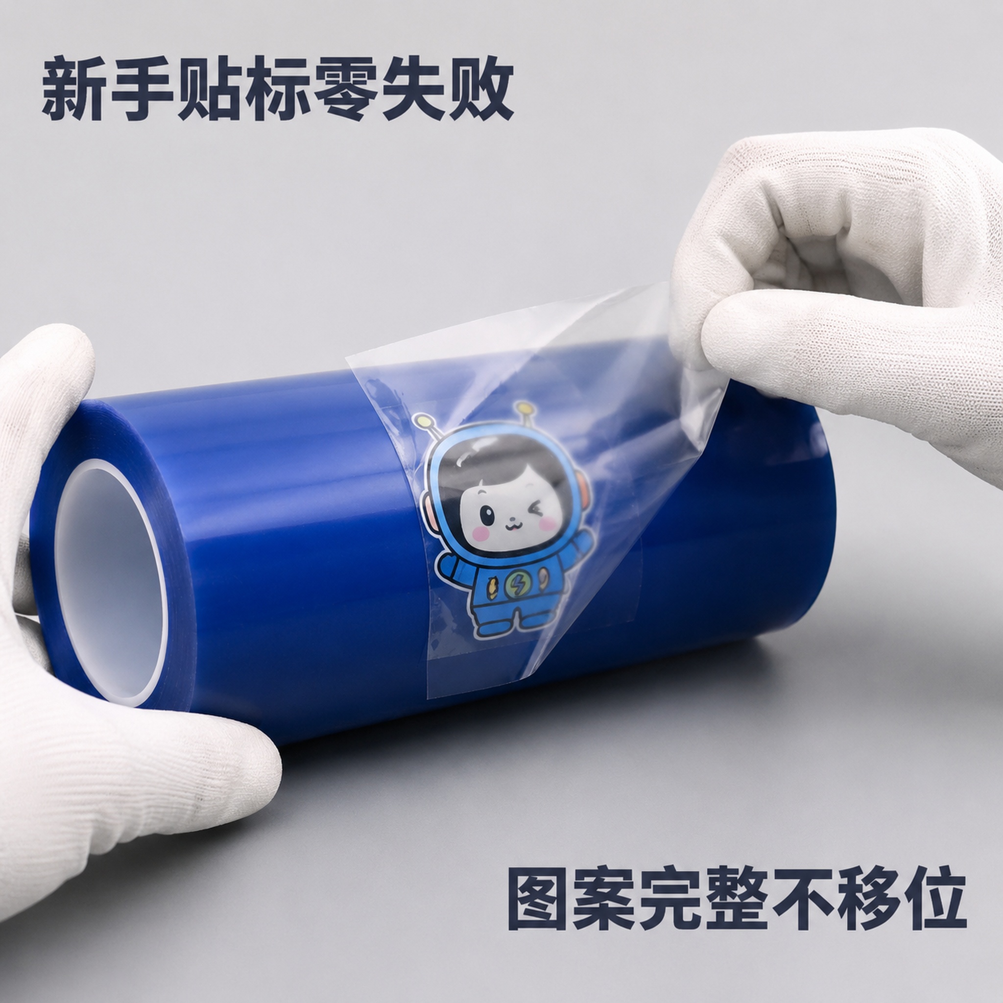 [主图-5] 转移膜使用场景图，展示新手贴标应用场景 [氛围风… - 图片创意预览
