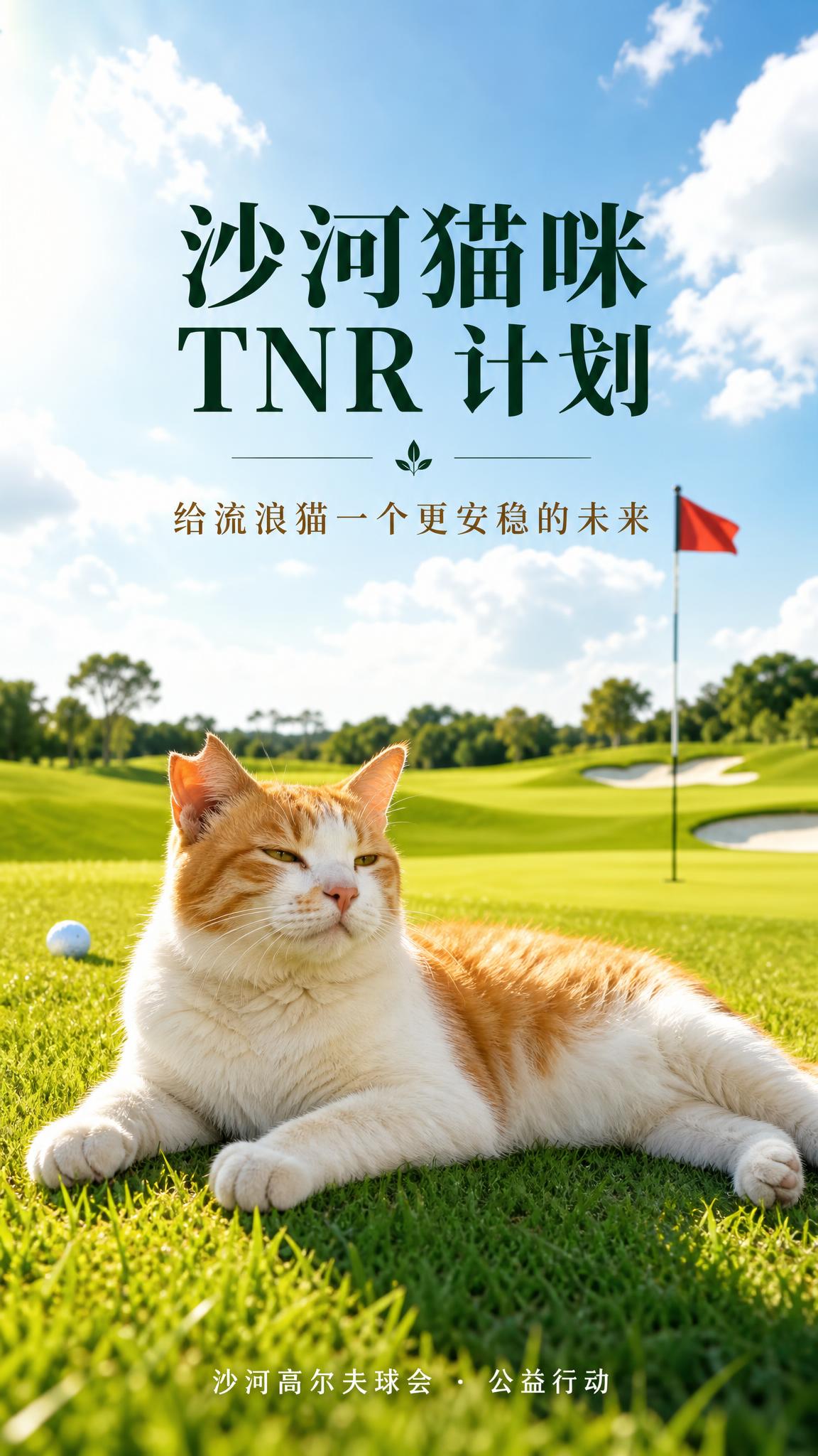 阳光明媚的公益海报，竖版9:16。画面主体是一只剪耳的流浪猫（… - 图片创意预览